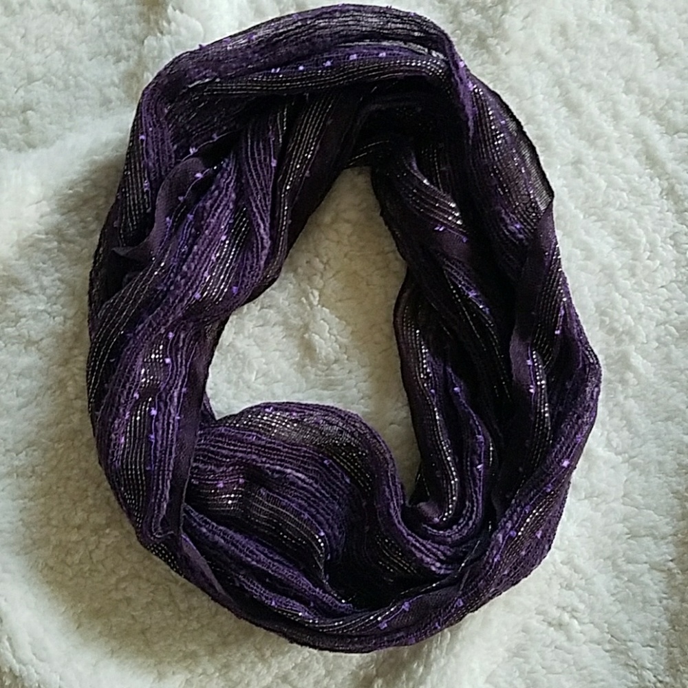 Shimmery infinity scarf